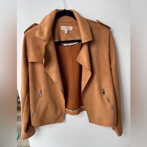 Philosophy Republic Clothing Faux Fur Carmel Brown Jacket L